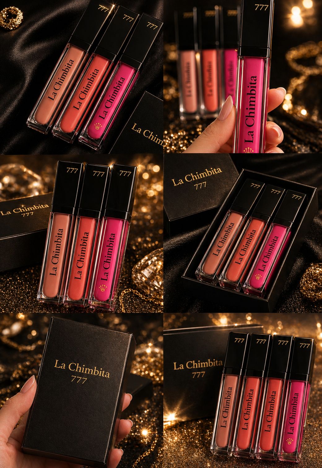 La Chimbita 777 Premium Lighted Lipstick